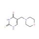 5-(Morpholinomethyl)-2-thioxo-2,3-dihydro-4(1H)-pyrimidinone (CAS 89665-74-7) - chemical structure image