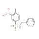 5-(N-Benzylsulphonamido)-2-methylbenzeneboronic acid (CAS 871329-73-6) - chemical structure image