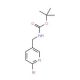 5-(N-Boc-aminomethyl)-2-bromopyridine (CAS 864266-29-5) - chemical structure image
