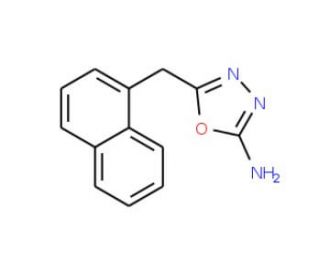 5-(naphthalen-1-ylmethyl)-1,3,4-oxadiazol-2-amine - chemical structure image