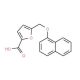 5-(Naphthalen-1-yloxymethyl)furan-2-carboxylic acid - chemical structure image