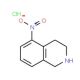 5-Nitro-1,2,3,4-tetrahydroisoquinoline hydrochloride (CAS 41959-45-9 (non-salt)) - chemical structure image