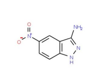 5-Nitro-1H-indazol-3-amine (CAS 41339-17-7) - chemical structure image