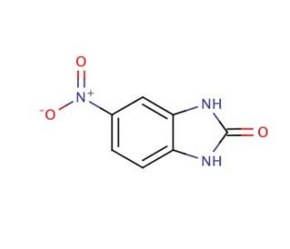 5-Nitro-2-benzimidazolinone (CAS 93-84-5) - chemical structure image