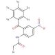 5-Nitro-2-(bromoacetamido)benzophenone-d5 - chemical structure image