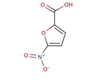 5-Nitro-2-furoic acid (CAS 645-12-5) - chemical structure image