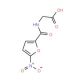 [(5-nitro-2-furoyl)amino]acetic acid (CAS 52980-52-6) - chemical structure image