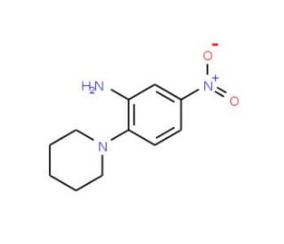 5-Nitro-2-piperidinoaniline (CAS 5367-58-8) - chemical structure image