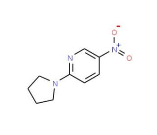 5-nitro-2-pyrrolidin-1-ylpyridine (CAS 26820-63-3) - chemical structure image