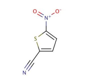 5-Nitro-2-thiophenecarbonitrile (CAS 16689-02-4) - chemical structure image