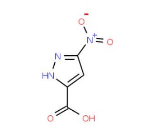 5-Nitro-3-pyrazolecarboxylic acid (CAS 198348-89-9) - chemical structure image