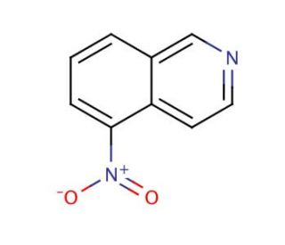 5-Nitroisoquinoline (CAS 607-32-9) - chemical structure image