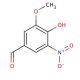 5-Nitrovanillin (CAS 6635-20-7) - chemical structure image