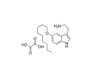 5-Nonyloxytryptamine oxalate (CAS 157798-13-5) - chemical structure image
