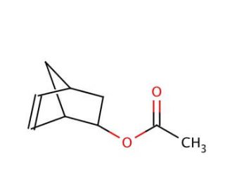 5-Norbornen-2-yl acetate, mixture of endo and exo (CAS 6143-29-9) - chemical structure image