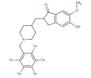 5-O-Desmethyl Donepezil-d5 (CAS 1189929-21-2) - chemical structure image