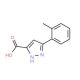 5-o-Tolyl-2H-pyrazole-3-carboxylic acid (CAS 890621-41-7) - chemical structure image