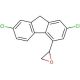5-Oxiranyl-2,7-dichlorofluorene (CAS 53221-14-0) - chemical structure image