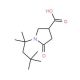 5-Oxo-1-(1,1,3,3-tetramethylbutyl)pyrrolidine-3-carboxylic acid - chemical structure image