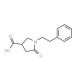 5-Oxo-1-(2-phenylethyl)pyrrolidine-3-carboxylic acid (CAS 30380-70-2) - chemical structure image
