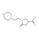 5-Oxo-1-(2-piperazin-1-ylethyl)pyrrolidine-3-carboxylic acid - chemical structure image