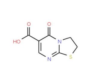 5-Oxo-2,3-dihydro-5H-pyrimido[2,1-b][1,3]thiazole-6-carboxylic acid (CAS 32084-55-2) - chemical structure image
