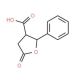 5-Oxo-2-phenyl-tetrahydro-furan-3-carboxylic acid - chemical structure image