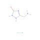 5-Oxo-4,5-dihydro-1H-[1,2,4]triazol-3-ylmethylamine hydrochloride (CAS 367250-06-4) - chemical structure image