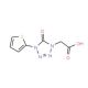 (5-oxo-4-thien-2-yl-4,5-dihydro-1H-tetrazol-1-yl)acetic acid - chemical structure image