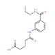5-Oxo-5-{3-[(propylamino)carbonyl]-anilino}pentanoic acid - chemical structure image