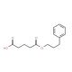 5-Oxo-5-(3-phenylpropoxy)pentanoic acid - chemical structure image