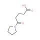 5-Oxo-5-pyrrolidin-1-yl-pentanoic acid (CAS 5724-80-1) - chemical structure image