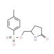 (5-oxopyrrolidin-2-yl)methyl 4-methylbenzenesulfonate (CAS 51693-17-5) - chemical structure image