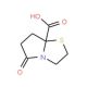 5-oxotetrahydropyrrolo[2,1-b][1,3]thiazole-7a(5H)-carboxylic acid - chemical structure image