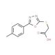 (5-p-Tolyl-[1,3,4]oxadiazol-2-ylsulfanyl)-acetic acid - chemical structure image