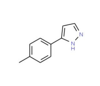 5-p-Tolyl-1H-pyrazole (CAS 59843-75-3) - chemical structure image