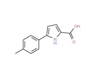 5-p-Tolyl-1H-pyrrole-2-carboxylic acid (CAS 131172-59-3) - chemical structure image