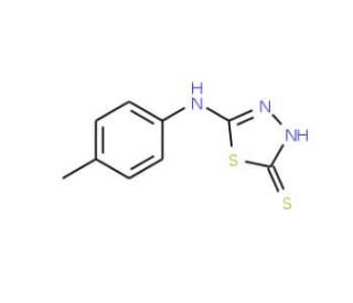 5-p-Tolylamino-[1,3,4]thiadiazole-2-thiol (CAS 14731-25-0) - chemical structure image