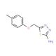 5-p-Tolyloxymethyl-[1,3,4]thiadiazol-2-ylamine (CAS 84138-77-2) - chemical structure image