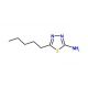 5-Pentyl-[1,3,4]thiadiazol-2-ylamine (CAS 52057-90-6) - chemical structure image