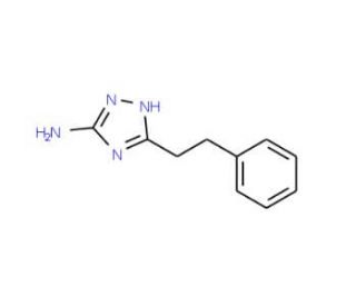 5-Phenethyl-1H-[1,2,4]triazol-3-ylamine - chemical structure image