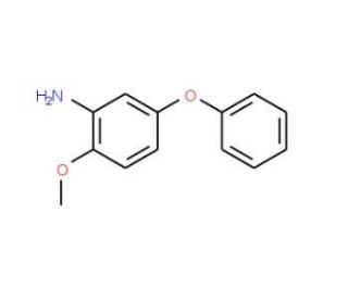 5-Phenoxy-o-anisidine (CAS 116289-67-9) - chemical structure image