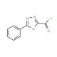 5-Phenyl-1,3,4-oxadiazole-2-carbonyl chloride (CAS 98591-60-7) - chemical structure image