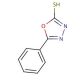 5-Phenyl-1,3,4-oxadiazole-2-thiol (CAS 3004-42-0) - chemical structure image
