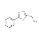 (5-Phenyl-[1,3,4]oxadiazol-2-yl)methylamine (CAS 46182-58-5) - chemical structure image