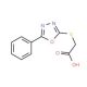 (5-Phenyl-[1,3,4]oxadiazol-2-ylsulfanyl)-acetic acid (CAS 99361-50-9) - chemical structure image