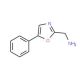(5-phenyl-1,3-oxazol-2-yl)methylamine - chemical structure image
