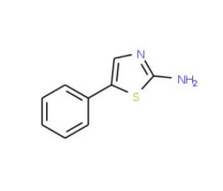 5-phenyl-1,3-thiazol-2-amine (CAS 39136-63-5) - chemical structure image