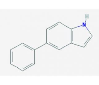 5-phenyl-1H-indole (CAS 66616-72-6) - chemical structure image