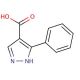5-Phenyl-1H-pyrazole-4-carboxylic acid (CAS 5504-65-4) - chemical structure image